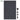 Boulder Gate 70 inch high dark gray granite gate panel with hardware.
