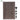 Breckenridge 72 inch high walnut brown gate panel with hardware.