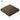 Catalyst walnut brown granite post cap accessory.