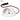 White LMT dome LED side light for illuminating vinyl deck, stair, and railing systems