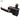 Close-up of Nationwide Industries ArmorLatch black magnetic gate latch with lever handle and keyed lock