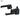 Nationwide Industries ArmorLatch black magnetic gate latch with lever handles and keyed locking mechanism