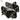Nationwide Industries CornerStone black fully adjustable gate hinge with mounting hardware for fence gates