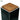 Veka black vinyl post sleeve with wood post.