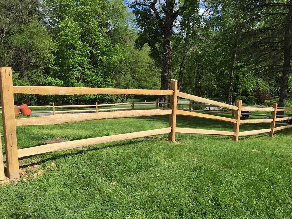 Popular Split Rails Wooden Split Rail Fence - Posts – Penn Fencing, Inc.